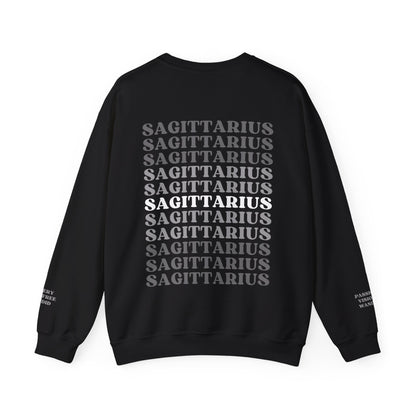 Sagittarius Zodiac Astrology Crew Neck Sweatshirt