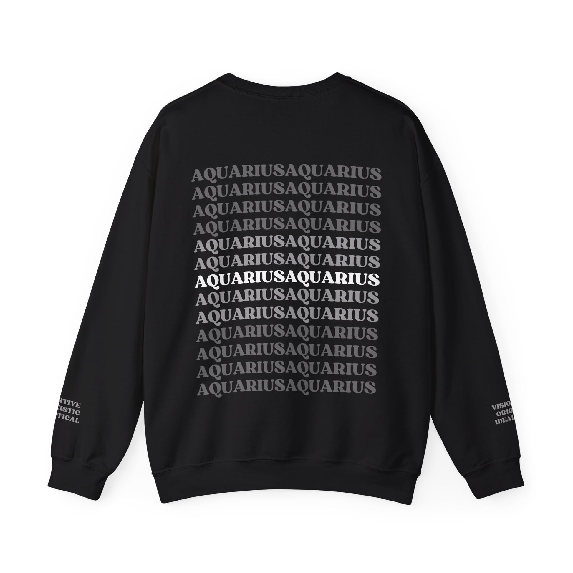 Aquarius Zodiac Astrology Crew Neck Sweatshirt