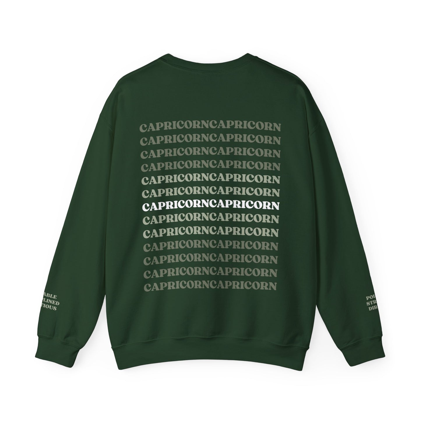 Capricorn Zodiac Astrology Crew Neck Sweatshirt