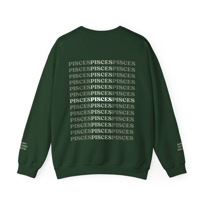 Pisces Zodiac Astrology Crew Neck Sweatshirt