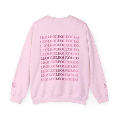 Leo Zodiac Astrology Crew Neck Sweatshirt