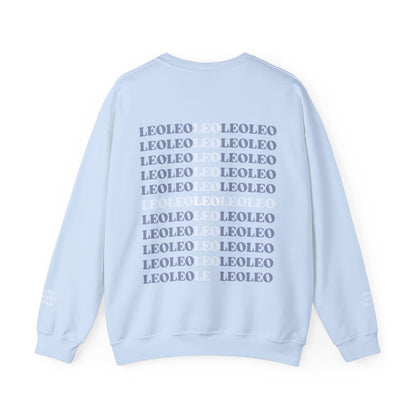 Leo Zodiac Astrology Crew Neck Sweatshirt