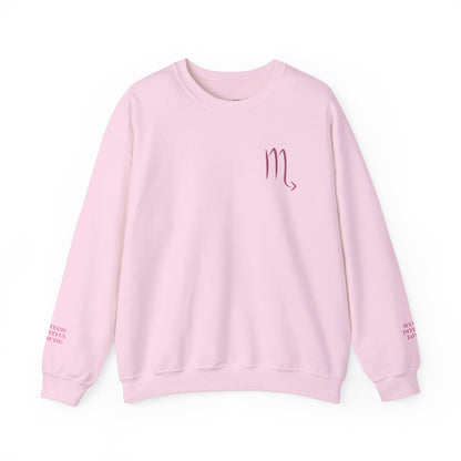 Scorpio Zodiac Astrology Crew Neck Sweatshirt