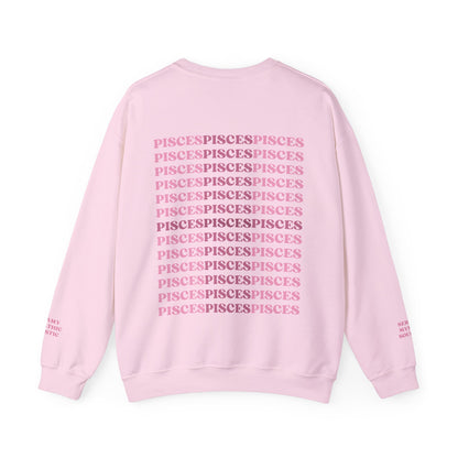 Pisces Zodiac Astrology Crew Neck Sweatshirt