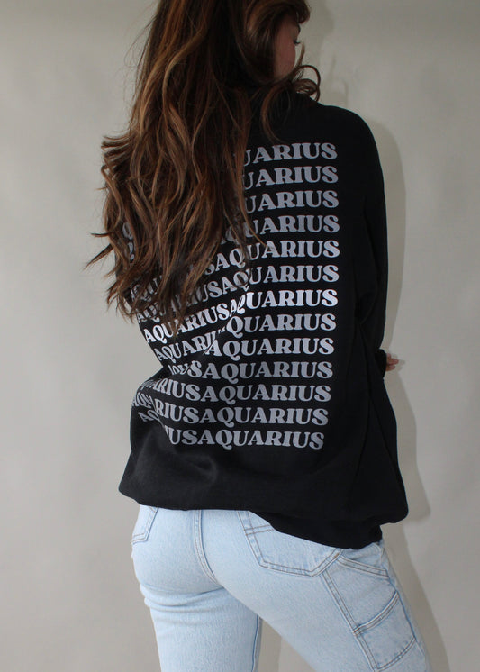 The Aquarius Sweatshirt - Zodiac Pullover